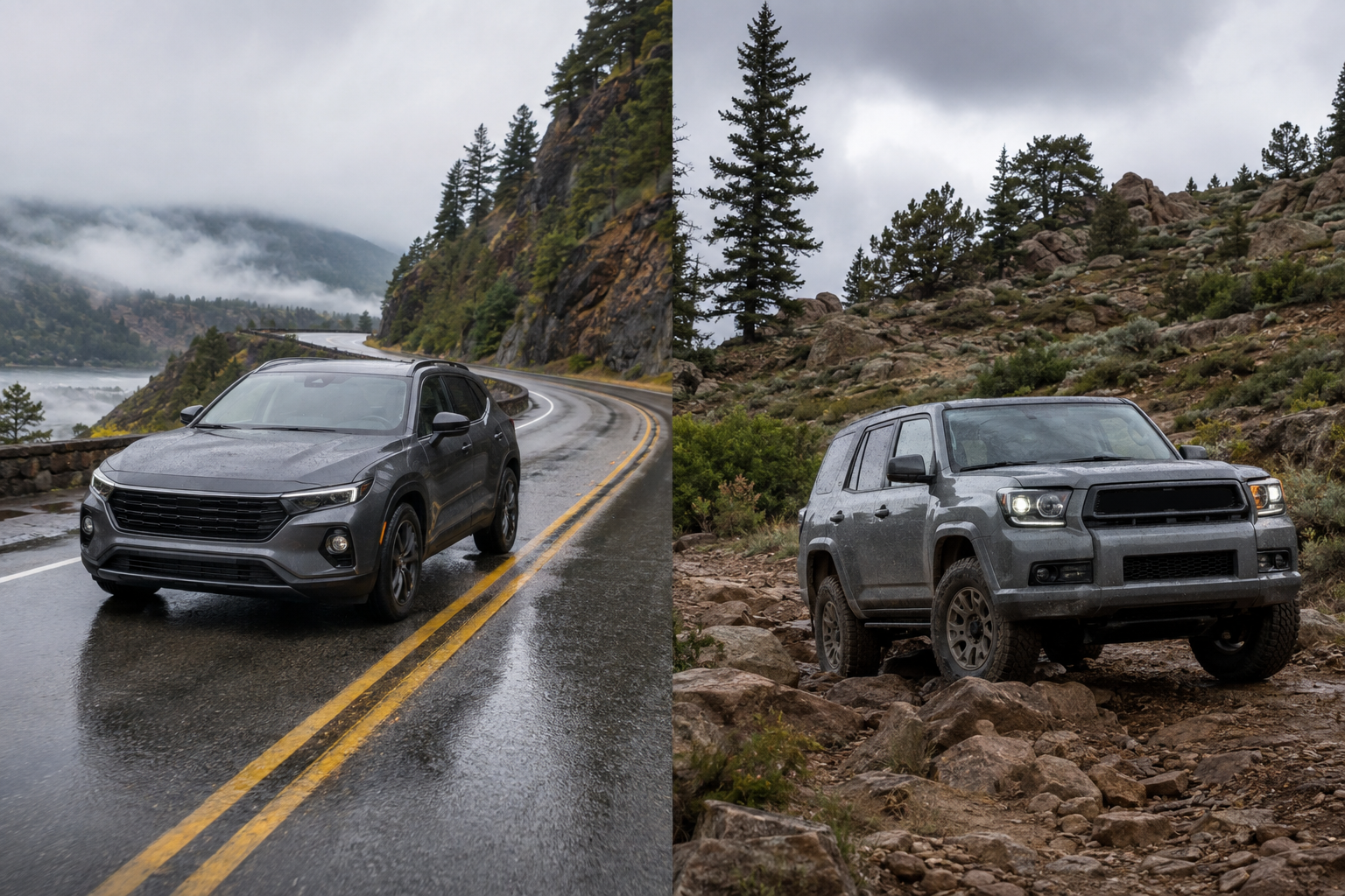 AWD crossover versus 4WD SUV